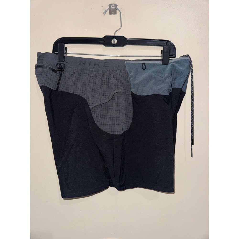Mens Size M Nike Trail Second Sunrise 5" ADV Running Shorts Black HJ3572-010 NEW - Picture 6 of 16